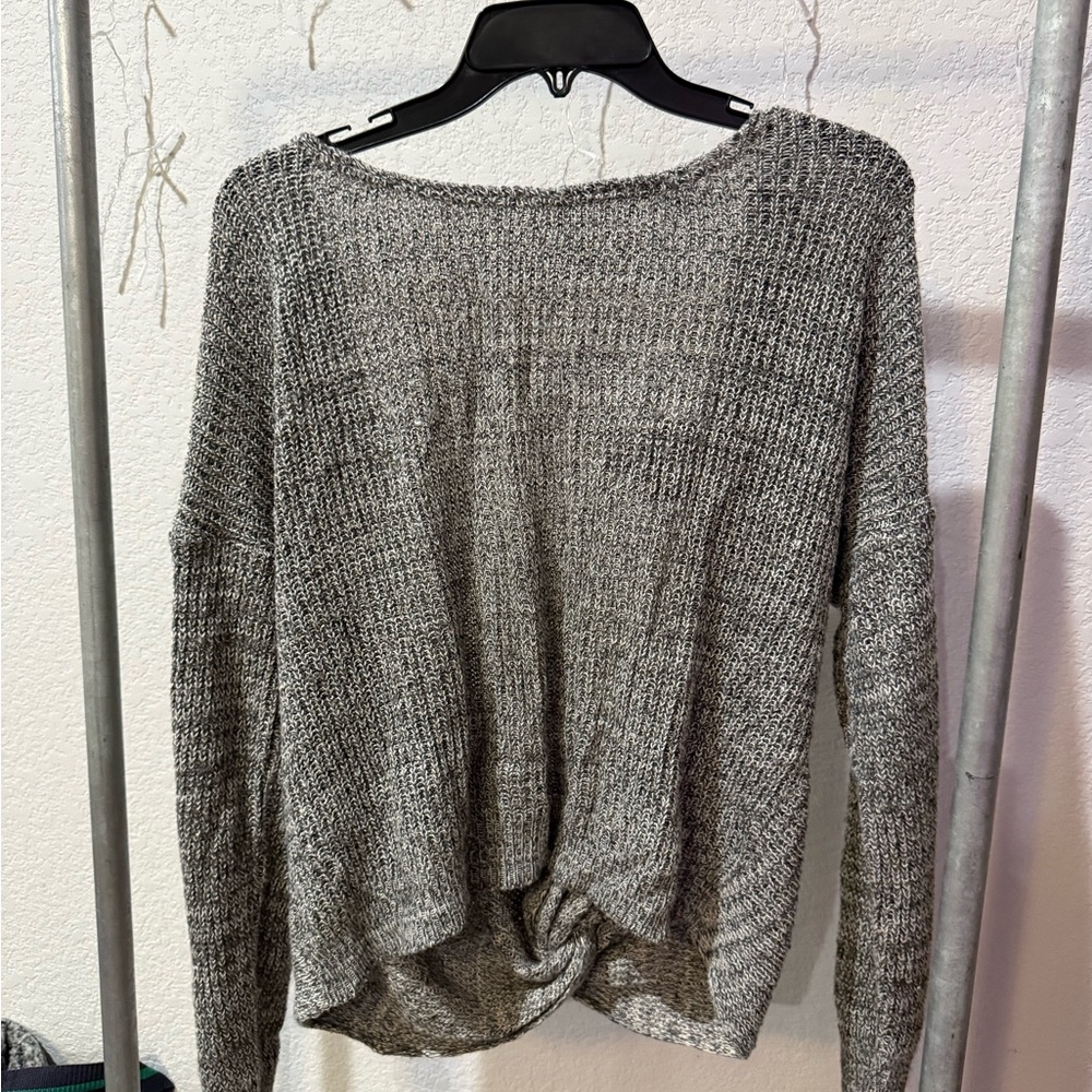 Absolutely Heathered Gray Women's Sweater